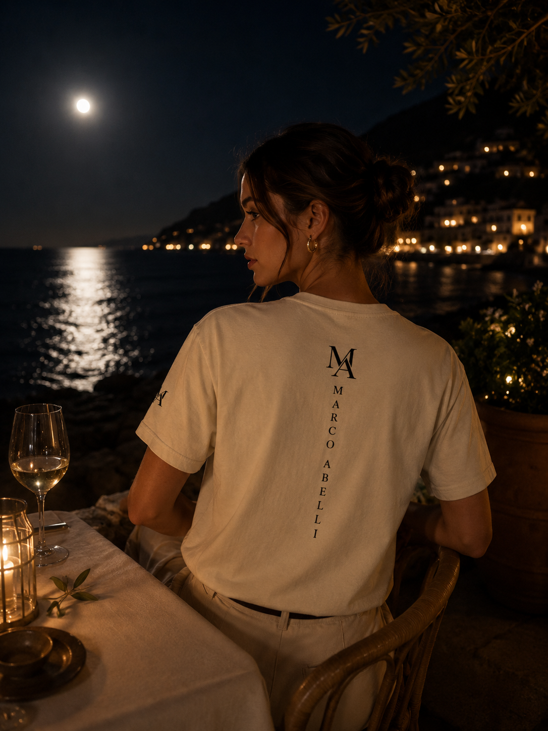 Vintage Organic T-Shirt Femme | Marco Abelli Italian Essence